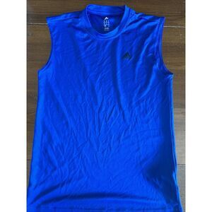 Adidas Men's Sleeveless Climate Tank Top Size Small Royal Blue